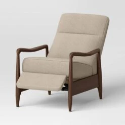 Dusk Mid-Century Wooden Arm Recliner - Threshold™ 3 Dusk Mid-Century Wooden Arm Recliner - Threshold™ -Threshold shop GUEST 77d0e33b 06b5 4aff a2fe b5d92c33f561