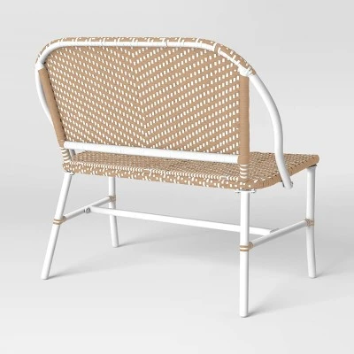 Suffield Wicker Patio Bench with Back - Threshold™ Suffield Wicker Patio Bench With Back - Threshold™ -Threshold shop GUEST 79fb0b72 a9ef 433d 93e7 7080a559f253