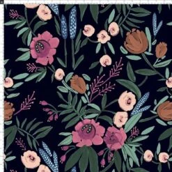 Geller Modern Counter Height Barstool In Botanical Grant Floral Ink - Threshold™ -Threshold shop GUEST 82426902 4614 4afe ab09 ea4d76a2f67f