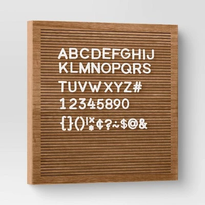 14"x 14" Wood Letter Board Brown - Threshold™ 14"x 14" Wood Letter Board Brown - Threshold™ -Threshold shop GUEST 82ca422d 2538 4e1a a2bb 1e21a61d124b