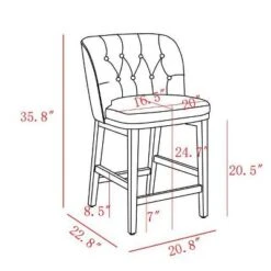 Winfall Tufted Barrel Counter Height Barstool Linen - Threshold™ 5 Winfall Tufted Barrel Counter Height Barstool Linen - Threshold™ -Threshold shop GUEST 862591f2 c5d6 4cbd b107 373f25260e5a