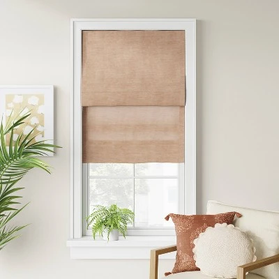 1pc Light Filtering Cordless Jute-Like Roman Window Shade Dark Natural - Threshold™ 1pc Light Filtering Cordless Jute-Like Roman Window Shade Dark Natural - Threshold™ -Threshold shop GUEST 86d0f460 3ca5 48e3 9313 cf5d51468465