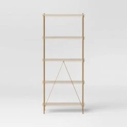 72" Elowen 5 Shelf Bookcase - Threshold™ 2 72" Elowen 5 Shelf Bookcase - Threshold™ -Threshold shop GUEST 8776c5eb 87c8 4f33 957e cd5c958e8dad