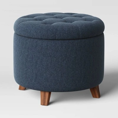 Tufted Round Storage Ottoman - Threshold Tufted Round Storage Ottoman - Threshold -Threshold shop GUEST 886e362e b81e 4b7d be42 7f4ac6506e7d