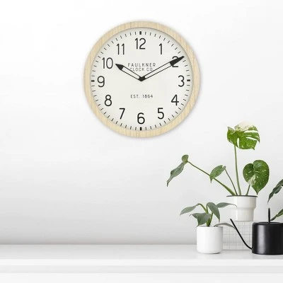 16" Wall Clock Wood - Threshold™ 16" Wall Clock Wood - Threshold™ -Threshold shop GUEST 88cee696 866b 4369 9e43 d51d4698f18b