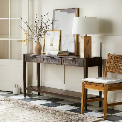 East Bluff Woven Drawer Console Table - Threshold™ designed with Studio McGee East Bluff Woven Drawer Console Table - Threshold™ Designed With Studio McGee -Threshold shop GUEST 8c31c626 862a 4cef 8090 29445efa67f8