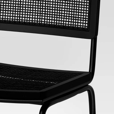 Errol Cane and Wood Counter Height Barstool with Metal Legs Black - Threshold™ Errol Cane And Wood Counter Height Barstool With Metal Legs Black - Threshold™ -Threshold shop GUEST 8d531c38 f04f 47f8 a38f a23cf11cc959