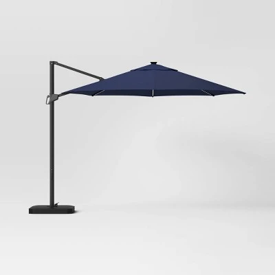 11'x11' Offset Solar Patio Umbrella - Black Pole - Threshold™ 11'x11' Offset Solar Patio Umbrella - Black Pole - Threshold™ -Threshold shop GUEST 8d69f96f db44 4b3a afcd 32a950477624