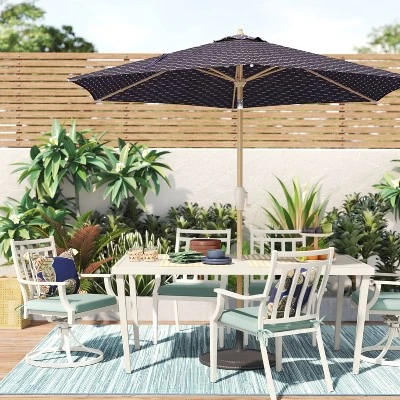 9'x9' Arete Market Patio Umbrella Navy - Threshold™ 9'x9' Arete Market Patio Umbrella Navy - Threshold™ -Threshold shop GUEST 8db1dee6 9d47 4b71 97a1 031a6b9040eb