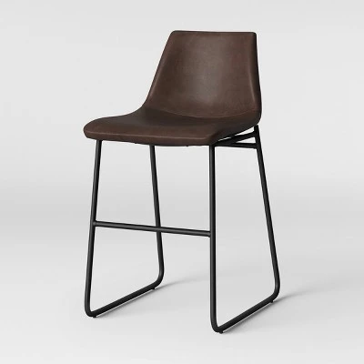 Bowden Faux Leather Counter Height Barstool - Threshold™ Bowden Faux Leather Counter Height Barstool - Threshold™ -Threshold shop GUEST 91eb8b91 2894 41b5 bd56 7f0d7f7ee5f2