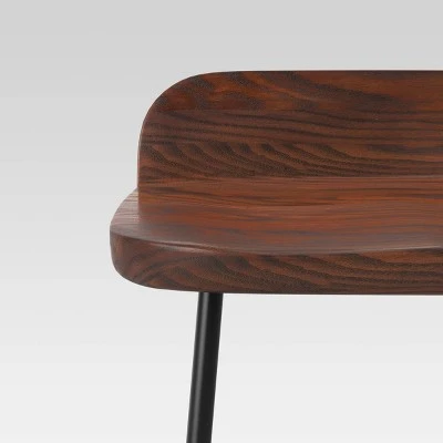 Lorton Low Back Metal Leg Wood Counter Height Barstool - Threshold™ Lorton Low Back Metal Leg Wood Counter Height Barstool - Threshold™ -Threshold shop GUEST 95c1d095 afde 4e7d a34b 5f9ea61243a3