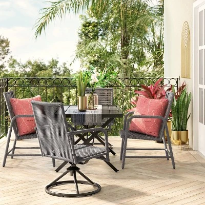 2pc Granby Padded Wicker Outdoor Patio Dining Chairs Arm Chairs Gray - Threshold™ 2pc Granby Padded Wicker Outdoor Patio Dining Chairs Arm Chairs Gray - Threshold™ -Threshold shop GUEST 95f3ae1c b180 4b53 aab8 f4c195c4f438