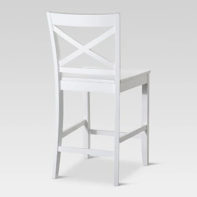 Carey 24" Counter Height Barstool - White - Threshold™ Carey 24" Counter Height Barstool - White - Threshold™ -Threshold shop GUEST 98229754 fdd2 4416 a79b 99ff0342edf2