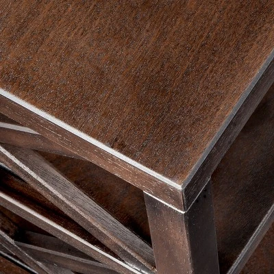 Owings End Table with 2 Shelves (Not Assembled) Espresso - Threshold™ Owings End Table With 2 Shelves (Not Assembled) Espresso - Threshold™ -Threshold shop GUEST 9c63ad3e fea5 41cf 9c11 8834a3ce9c61