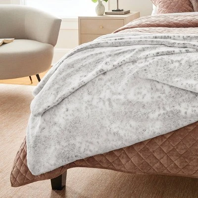 55"x80" Faux Fur Ribbed Bed Blanket - Threshold™ 55"x80" Faux Fur Ribbed Bed Blanket - Threshold™ -Threshold shop GUEST 9cf45c51 05f9 4ace a233 7ed6d1e2c7c5