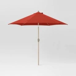 9'x9' Market Patio Umbrella - Light Wood Pole - Threshold™ 16 9'x9' Market Patio Umbrella - Light Wood Pole - Threshold™ -Threshold shop GUEST 9db5dec2 e939 4b4f 952d 58f53d61f0ef