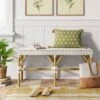 Perry Rattan Woven Bench Cream - Threshold™ 8 Perry Rattan Woven Bench Cream - Threshold™ -Threshold shop GUEST 9e06ef0b 6fae 4cb5 bfc8 88d8e07ac33e