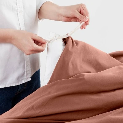 Washed Cotton Sateen Duvet & Sham Set - Threshold™ Washed Cotton Sateen Duvet & Sham Set - Threshold™ -Threshold shop GUEST 9fa60af7 0efe 479b b8bd b04386ce4072