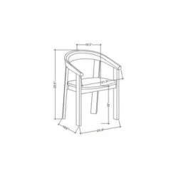 Terra Solid Wood Curved Back Dining Chair - Threshold™ Designed With Studio McGee 5 Terra Solid Wood Curved Back Dining Chair - Threshold™ Designed With Studio McGee -Threshold shop GUEST a386c950 6b68 47a0 8004 10af9f6b52b5