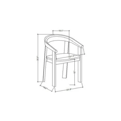 Terra Solid Wood Curved Back Dining Chair - Threshold™ designed with Studio McGee Terra Solid Wood Curved Back Dining Chair - Threshold™ Designed With Studio McGee -Threshold shop GUEST a386c950 6b68 47a0 8004 10af9f6b52b5