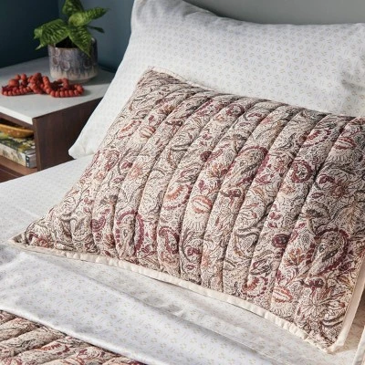 Voile Paisley Printed Quilt Sham Cream - Threshold™ Voile Paisley Printed Quilt Sham Cream - Threshold™ -Threshold shop GUEST a93dc317 a72e 4b9c a3f5 4e4c1c4d2bbb