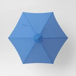 9'x9' Market Patio Umbrella - Light Wood Pole - Threshold™ 2 9'x9' Market Patio Umbrella - Light Wood Pole - Threshold™ -Threshold shop GUEST b15f45bf 5723 462b b18e bf9dc87dff6c