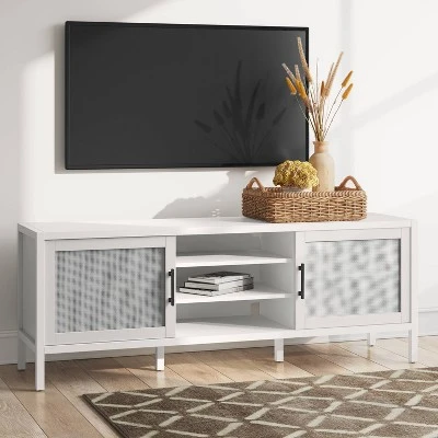 Warwick TV Stand for TVs up to 69" with Storage - Threshold™ Warwick TV Stand For TVs Up To 69" With Storage - Threshold™ -Threshold shop GUEST b3004dfc f419 4a4d 91b1 7b631dc890b3