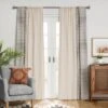 1pc 50"x84" Blackout Woven Stripe Border Window Curtain Panel Black - Threshold™ 3 1pc 50"x84" Blackout Woven Stripe Border Window Curtain Panel Black - Threshold™ -Threshold shop GUEST b377f1dc 1190 4ac2 b240 b46f4ca6071b