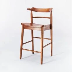 Kaysville Curved Back Wood Counter Height Barstool - Threshold™ Designed With Studio McGee 8 Kaysville Curved Back Wood Counter Height Barstool - Threshold™ Designed With Studio McGee -Threshold shop GUEST baa82fbe ac12 4c2a 9ae3 99bba3e5e2ba