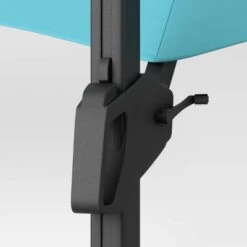 11'x11' Offset Patio Umbrella Turquoise - Black Pole - Threshold™ 2 11'x11' Offset Patio Umbrella Turquoise - Black Pole - Threshold™ -Threshold shop GUEST baafe067 9868 4b8a 8044 f5160e25c6fd