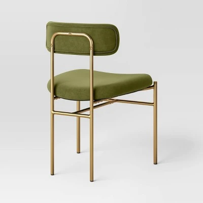 Orion Luxe Dining Chair with Brass Legs Olive Green Velvet - Threshold™ Orion Luxe Dining Chair With Brass Legs Olive Green Velvet - Threshold™ -Threshold shop GUEST bd8c2c24 3b6e 489d 8089 ea0e4734f388