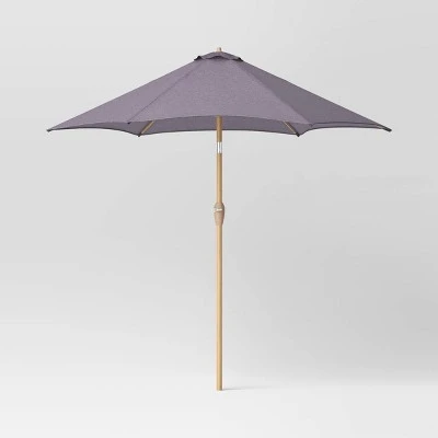 9'x9' Market Patio Umbrella - Light Wood Pole - Threshold™ 9'x9' Market Patio Umbrella - Light Wood Pole - Threshold™ -Threshold shop GUEST c32dc650 cfb9 4508 b3cf 3d6d2b8ee31d