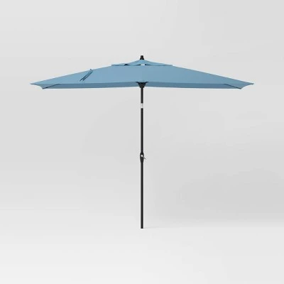 10'x6' Rectangular Market Patio Umbrella - Light Wood Pole - Threshold™ 10'x6' Rectangular Market Patio Umbrella - Light Wood Pole - Threshold™ -Threshold shop GUEST c46bc4f9 3f32 402d 915a b7c729e3726b