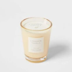 Colored Vase Glass With Dustcover Cashmere Vanilla Candle Ivory - Threshold™ 5 Colored Vase Glass With Dustcover Cashmere Vanilla Candle Ivory - Threshold™ -Threshold shop GUEST c47ba071 9721 4e0e 991a 84f23ef33eec