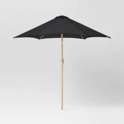 9'x9' Market Patio Umbrella - Light Wood Pole - Threshold™ 7 9'x9' Market Patio Umbrella - Light Wood Pole - Threshold™ -Threshold shop GUEST c4c0bbb8 c405 41bf b52a c8a0a08399af