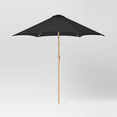 9'x9' Market Patio Umbrella - Light Wood Pole - Threshold™ 9'x9' Market Patio Umbrella - Light Wood Pole - Threshold™ -Threshold shop GUEST c4c0bbb8 c405 41bf b52a c8a0a08399af