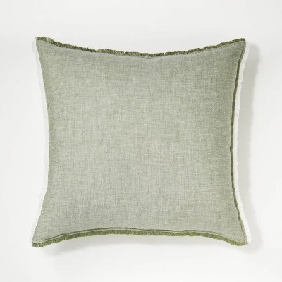 Oversized Reversible Linen Square Throw Pillow with Frayed Edges - Threshold™ designed with Studio McGee Oversized Reversible Linen Square Throw Pillow With Frayed Edges - Threshold™ Designed With Studio McGee -Threshold shop GUEST c59c1768 fd6d 4d82 b66e 9c30a01bb949