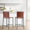 Wellfleet Woven Faux Leather Metal Base Counter Height Barstool - Threshold™ 7 Wellfleet Woven Faux Leather Metal Base Counter Height Barstool - Threshold™ -Threshold shop GUEST c67e930e c13c 40c6 a012 e52073826fef