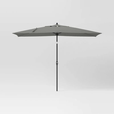 10'x6' Rectangular Market Patio Umbrella - Black Pole - Threshold™ 10'x6' Rectangular Market Patio Umbrella - Black Pole - Threshold™ -Threshold shop GUEST c8345779 5881 4a97 9b03 9bd7ade1b112