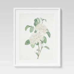 (Set Of 2) 24" X 30" Flowers Framed Wall Art White - Threshold™ 2 (Set Of 2) 24" X 30" Flowers Framed Wall Art White - Threshold™ -Threshold shop GUEST cbefc6fa 2957 46cb 82b9 05193fbf6ce2