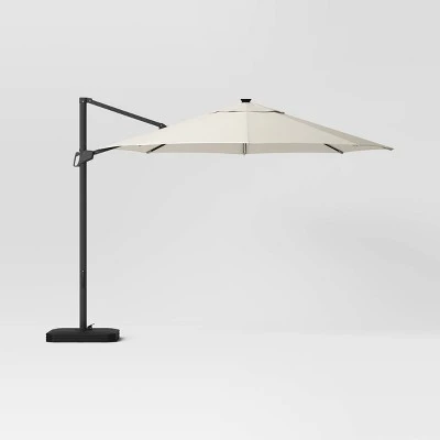 11'x11' Offset Solar Patio Umbrella - Black Pole - Threshold™ 11'x11' Offset Solar Patio Umbrella - Black Pole - Threshold™ -Threshold shop GUEST cf582cf1 085e 4b0f af3c 1c135f37dcb8