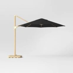 11'x11' Offset Patio Umbrella - Light Wood Pole - Threshold™ 4 11'x11' Offset Patio Umbrella - Light Wood Pole - Threshold™ -Threshold shop GUEST d678304d bac4 4f05 9a23 9dd52313e17e