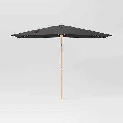10'x6' Rectangular Market Patio Umbrella - Light Wood Pole - Threshold™ 10'x6' Rectangular Market Patio Umbrella - Light Wood Pole - Threshold™ -Threshold shop GUEST d89187f0 45e4 4db4 80b8 710bf9167e62