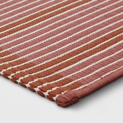 5'x7' Dashed Stripe Outdoor Rug Warm - Threshold™ 5'x7' Dashed Stripe Outdoor Rug Warm - Threshold™ -Threshold shop GUEST da093176 67a2 44aa 8d06 a677fbd19412