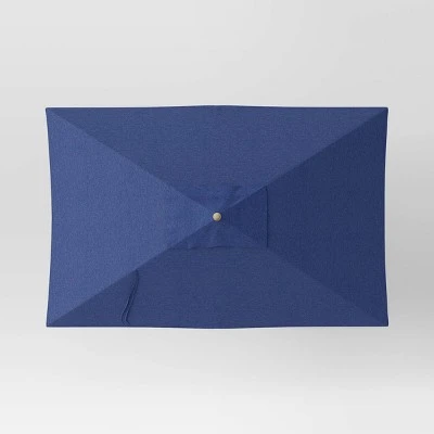 10'x6' Rectangular Market Patio Umbrella - Light Wood Pole - Threshold™ 10'x6' Rectangular Market Patio Umbrella - Light Wood Pole - Threshold™ -Threshold shop GUEST da953ab7 3018 4b76 8764 bfa251530b2a