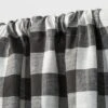 2pk 42"x36" Light Filtering Gingham Curtain Tiers Gray/White - Threshold™ 2 2pk 42"x36" Light Filtering Gingham Curtain Tiers Gray/White - Threshold™ -Threshold shop GUEST db127633 9fec 4d64 a134 4c32ed40e880