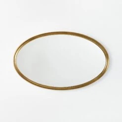 Cast Oval Decorative Wall Mirror Gold - Threshold™ Designed With Studio McGee