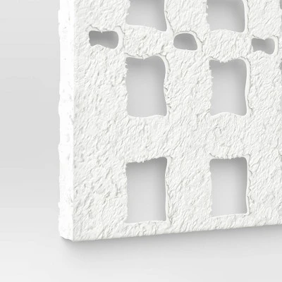 30" x 22" Metal and Paper Pulp Geometric Wall Sculpture Off-White - Threshold™ 30" X 22" Metal And Paper Pulp Geometric Wall Sculpture Off-White - Threshold™ -Threshold shop GUEST de5322d5 ec4b 4477 b177 3ceadc0d97b7