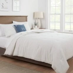 Space Dyed Cotton Linen Comforter & Sham Set - Threshold™