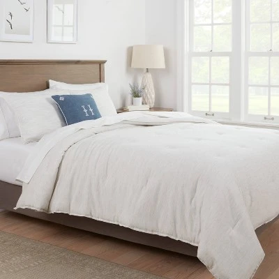 Space Dyed Cotton Linen Comforter & Sham Set - Threshold™ Space Dyed Cotton Linen Comforter & Sham Set - Threshold™ -Threshold shop GUEST df36ec5f 7e94 472c a102 a8730d55b659